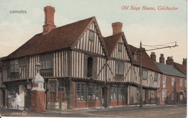Posted 1964 Colchester Postcard Plastichrome The Siege House 